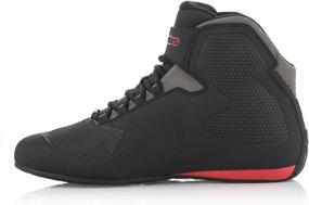 img 4 attached to 👞 Alpinestars Sektor Men's Street Motorcycle Shoe, Black/Gray/Red, Size 13