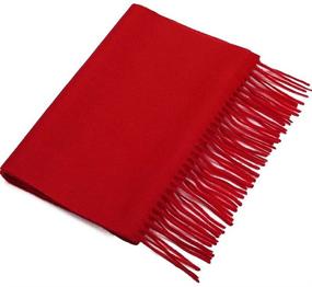 img 4 attached to 🧣 Stylish Cashmere Scarf: Lightweight and Weather-friendly Fashion Accessory