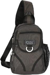 img 4 attached to Vanlison Crossbody Backpack Shoulder Unisex Backpacks