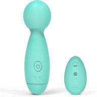 🌟 tracy's dog mini wand massager - portable cordless personal massager with 10 magic vibrations for deep tissue muscle pain relief in neck, back, and shoulders - aaa battery powered (teal) логотип