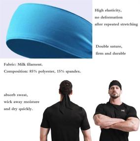 img 3 attached to DEMIL Sports Headband Sweatbands Wristbands Outdoor Recreation in Climbing