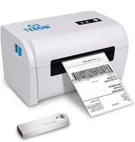 img 4 attached to 🏷️ TEROW T9200 Label Printer - High-speed USB Shipping & Barcode Printer for UPS, FedEx, Etsy, eBay, Amazon - Direct Thermal Desktop Printer (4x6)