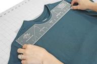 🔥 crafty transfer tool: perfectly align your t-shirt graphics with transparent alignment guide and heat press guide (12"), (15"), or (16") logo