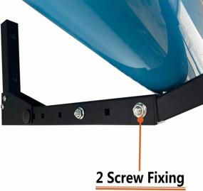 img 1 attached to 🛶 Wallmaster Kayak Storage Hooks Hangers - Adjustable Garage Rack Mount for Canoe, Kayak, Paddle Board, Surfboard, Snowboard - Heavy Duty 1 Set of 2 Hooks