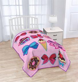 img 3 attached to Vibrant Nickelodeon JoJo Siwa Follow Your Dreams Plush Twin Blanket for Ultimate Comfort and Style