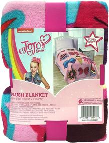 img 2 attached to Vibrant Nickelodeon JoJo Siwa Follow Your Dreams Plush Twin Blanket for Ultimate Comfort and Style