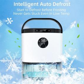 img 1 attached to 🌬️ Powerful 78 oz Dehumidifier with Auto Defrost, Ultra Quiet Operation, Timer - Ideal for Closet, Bedroom, Bathroom, Garage, RV (500 sq ft)