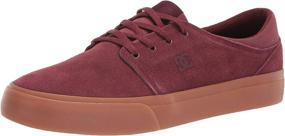 img 4 attached to 👟 Burgundy Men's DC Trase Skate Shoes - Superior Quality and Style