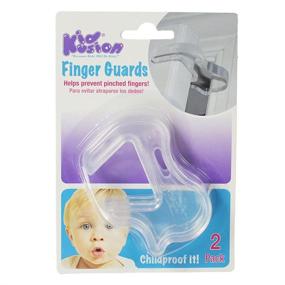 img 2 attached to Clear KidKusion Finger Guard, Pack of 2