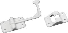 img 1 attached to 🚪 RV Designer E250 Plastic T-Style Door Holder: White 90 Degree Entry Door Hardware