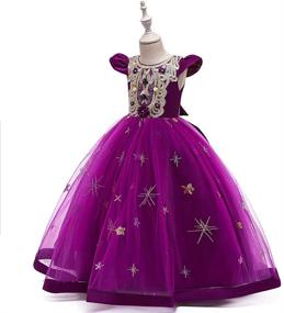 img 1 attached to 👗 MYRISAM Girls' Clothing and Dresses: Perfect for Princess Bridesmaid, Birthdays, and Communions