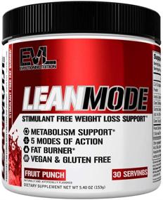 img 4 attached to Evlution Nutrition Lean Mode: Garcinia Cambogia and Green Tea Extract for Stimulant-Free Weight Loss - 30 Servings (Fruit Punch)
