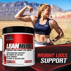 img 2 attached to Evlution Nutrition Lean Mode: Garcinia Cambogia and Green Tea Extract for Stimulant-Free Weight Loss - 30 Servings (Fruit Punch)