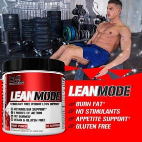 img 1 attached to Evlution Nutrition Lean Mode: Garcinia Cambogia and Green Tea Extract for Stimulant-Free Weight Loss - 30 Servings (Fruit Punch)
