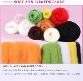img 1 attached to 🧵 Starter Kit for Needle Felting, Includes 4 Doll Making Manuals, 1 Felting Tool Instruction, Felting Foam Mat, 6 Felting Needles, Compact Wool Felting Supplies for Beginners, Ideal for Christmas