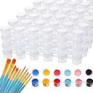 storage containers painting brushes classroom logo