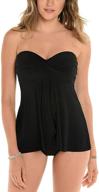 miraclesuit rock solid bandini black women's clothing logo