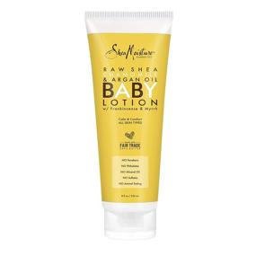 img 4 attached to 💧 SheaMoisture Baby Lotion: Nourishing Dry and Clear Skin Solution with the Power of Raw Shea, Chamomile, and Argan Oil, Enriched with Shea Butter - 8 oz