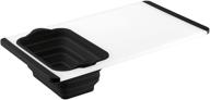 🔪 cuisinart ctg-00-cbc cutting board and colander combo - black logo