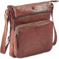 👜 cochoa women's genuine leather triple crossbody handbag with wallet compartments in crossbody bags for women logo