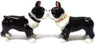 boston terrier pups magnetic salt and pepper shakers - pacific giftware salt & pepper shakers logo