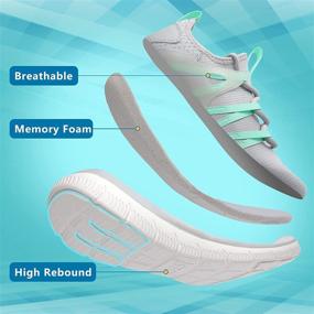 img 1 attached to STQ Women's Comfortable Breathable Slip On Walking Shoes - Supportive Running Shoes