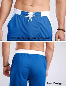 img 2 attached to MAGCOMSEN Pockets Basketball Athletic Sweatpants Men's Clothing in Active