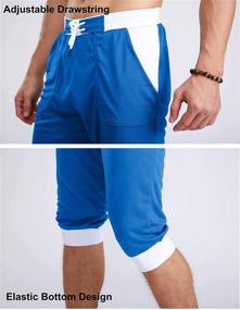 img 3 attached to MAGCOMSEN Pockets Basketball Athletic Sweatpants Men's Clothing in Active