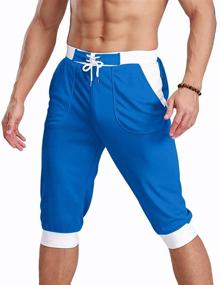 img 4 attached to MAGCOMSEN Pockets Basketball Athletic Sweatpants Men's Clothing in Active