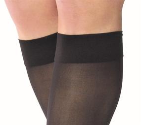 img 2 attached to 🧦 UltraSheer Light Support Knee Highs for Women in Classic Black (Size 9.5-11)