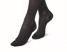 img 3 attached to 🧦 UltraSheer Light Support Knee Highs for Women in Classic Black (Size 9.5-11)