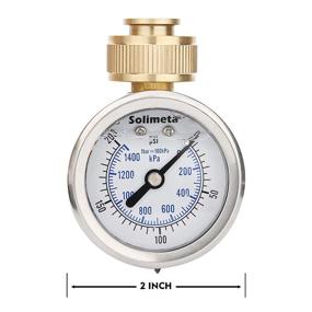 img 3 attached to Maximizing Performance: Solimeta Glycerin Filled Stainless Pressure – Unleash Efficiency and Accuracy!