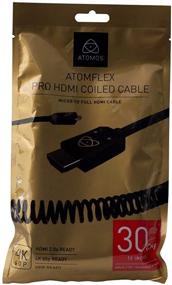 img 2 attached to 🔌 Коаксиальный кабель Atomos HDMI Full to HDMI Micro: компактный, 30см/12 потянутый (60см/24 распрямленный)