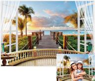 allenjoy tropical backdrop background photography logo