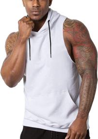 img 4 attached to Babioboa Workout Sleeveless Fitness Hoodies Sports & Fitness for Other Sports