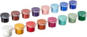 img 4 attached to Enhance Your Outdoor Creativity with Delta Creative Paint Pots Set: 16 Colors, Paint, and Brush!