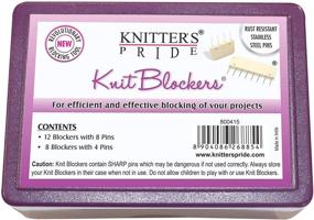 img 4 attached to 🧶 Knitter's Pride KP800415 Knit Blockers and Pin Set