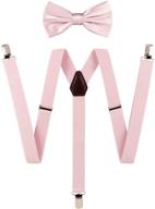 👔 stylish and sturdy: adjustable leather tie suspender for a statement look logo