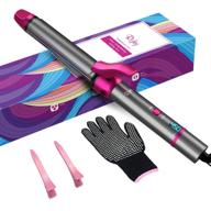 💇 rifny cs10 – 2-in-1 hair curling iron and flat iron with tourmaline ceramic technology for all hair styles logo