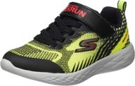 skechers unisex-child go run 600-baxtux sneaker: lightweight and comfortable footwear for young runners logo