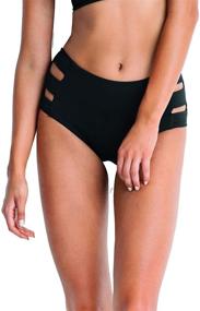 img 2 attached to Seafolly Womens Quilted Waisted Swimsuit