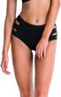 seafolly womens quilted waisted swimsuit logo
