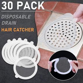 img 3 attached to Pack Disposable Shower Drain Catcher