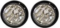 🚗 fog lamp - driver and passenger side (compatible with freightliner columbia and century) logo