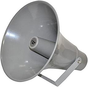 img 1 attached to Compact 13.5-Inch 50W Indoor/Outdoor PA Horn Speaker with 400Hz-5kHz Frequency, 8 Ohm, 70V Transformer - Mounting Bracket and Hardware Included for Enhanced Audio System - Pyle PHSP131T