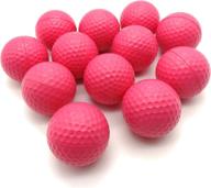 12-pack bcqli pink foam golf practice balls logo