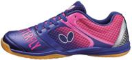 🦋 performance women's athletic shoes - butterfly table tennis shoes logo