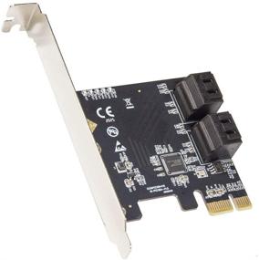 img 1 attached to IO CREST 4 Port SATA III PCI-e 3.0 x1 Expansion Card Non-Raid with Low Profile Bracket – ASMedia 1064 SI-PEX40156 SATA Controller