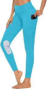 img 4 attached to 🏇 ChinFun Kids Horse Riding Tights: Performance Schooling Breeches with Knee Patch - Pull-On Equestrian Tights for Young Riders