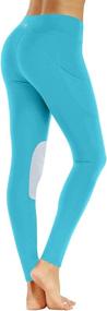 img 3 attached to 🏇 ChinFun Kids Horse Riding Tights: Performance Schooling Breeches with Knee Patch - Pull-On Equestrian Tights for Young Riders